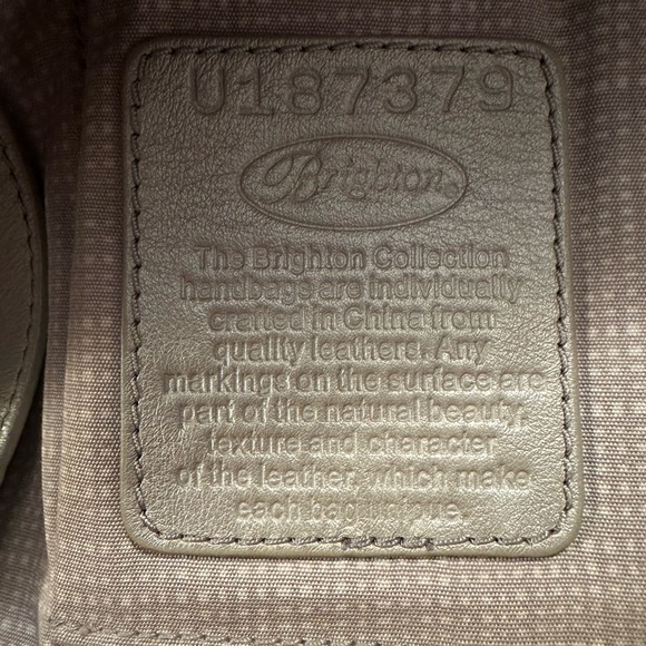 Brighton Masterpiece Anju domed Carina Snake Embossed Jeweled Bag - Picture 8 of 10